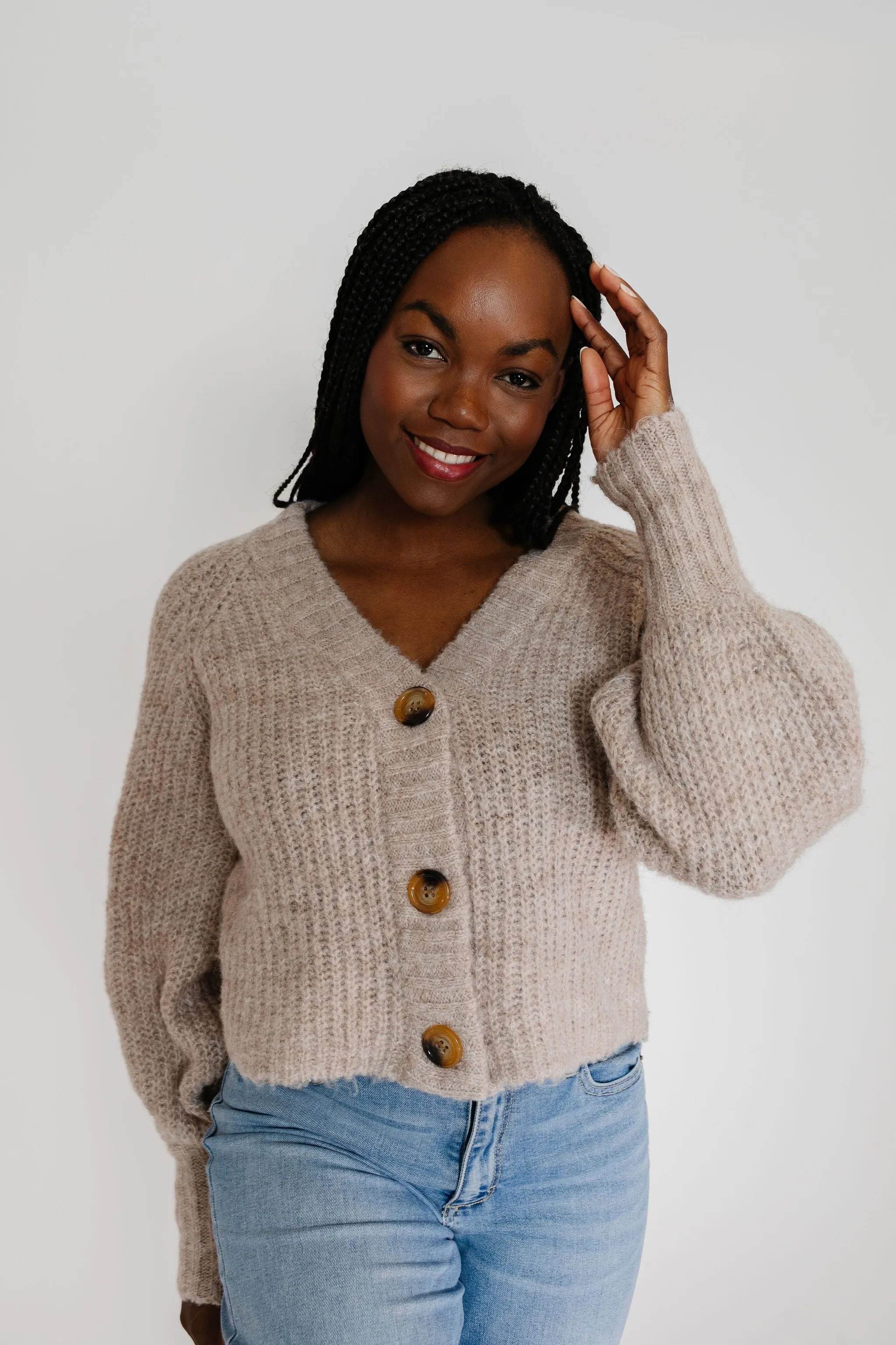 Lisa Cardigan in Oatmeal