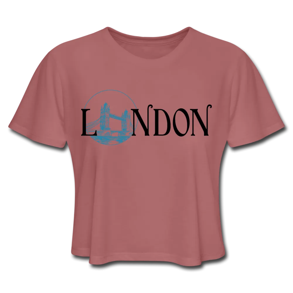 London Cropped Tee