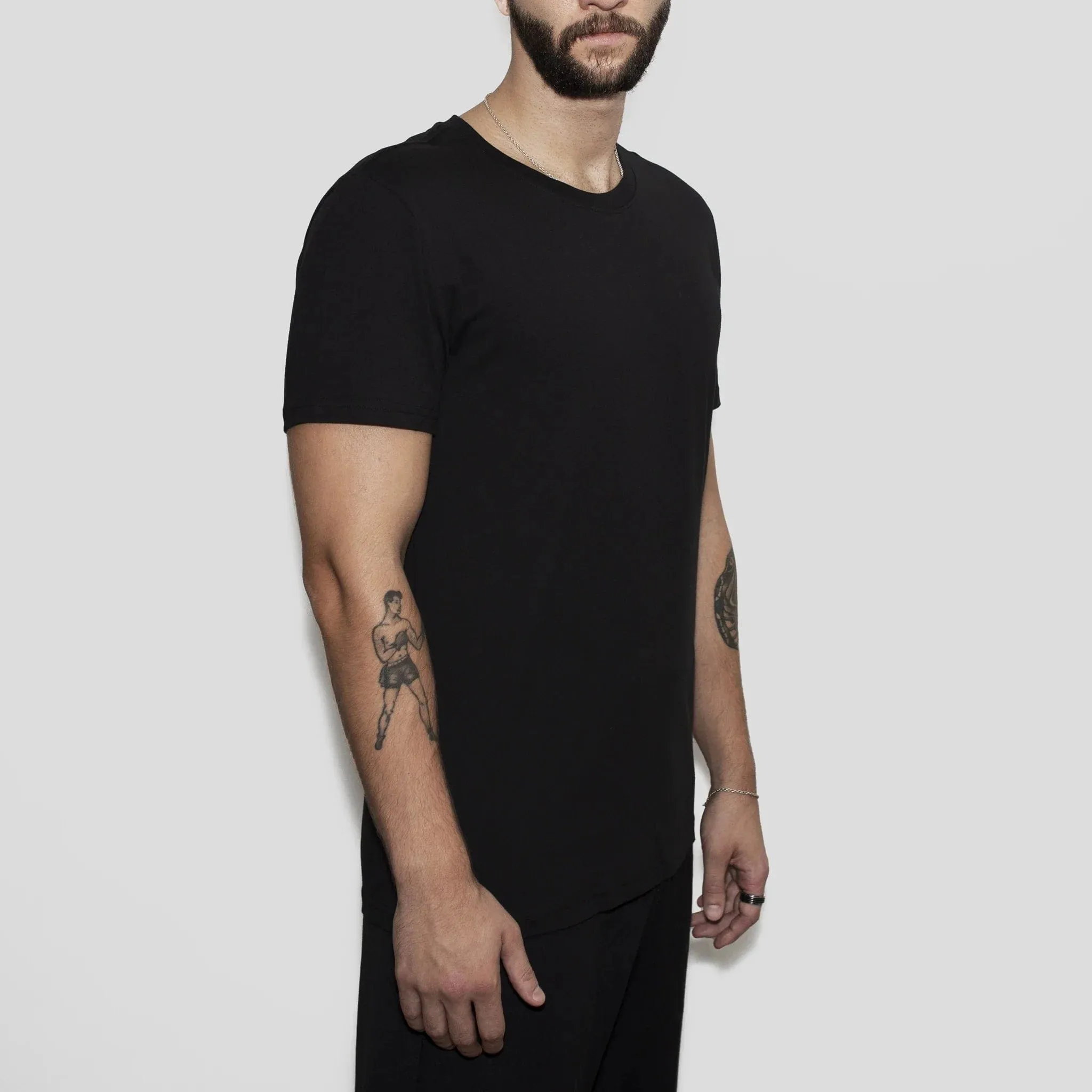 Men’s Recycled Cotton T-Shirt, Black