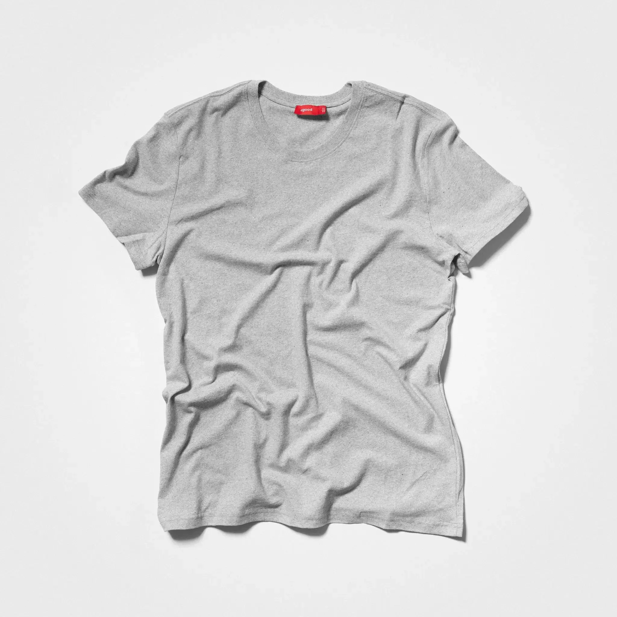 Men’s Recycled Cotton T-Shirt, Heather Grey