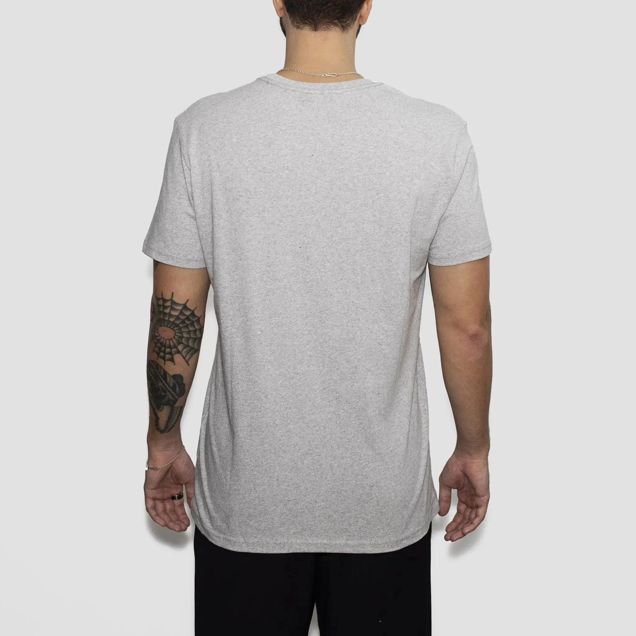 Men’s Recycled Cotton T-Shirt, Heather Grey