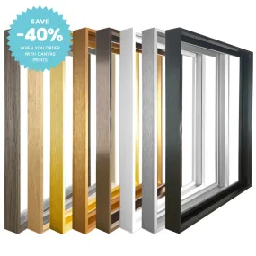 Metal Picture Frame Brushed Black Frosted White Brushed Gold Titanium Silver With Wood Inner Frame Sizes 30x40cm to 60x90cm