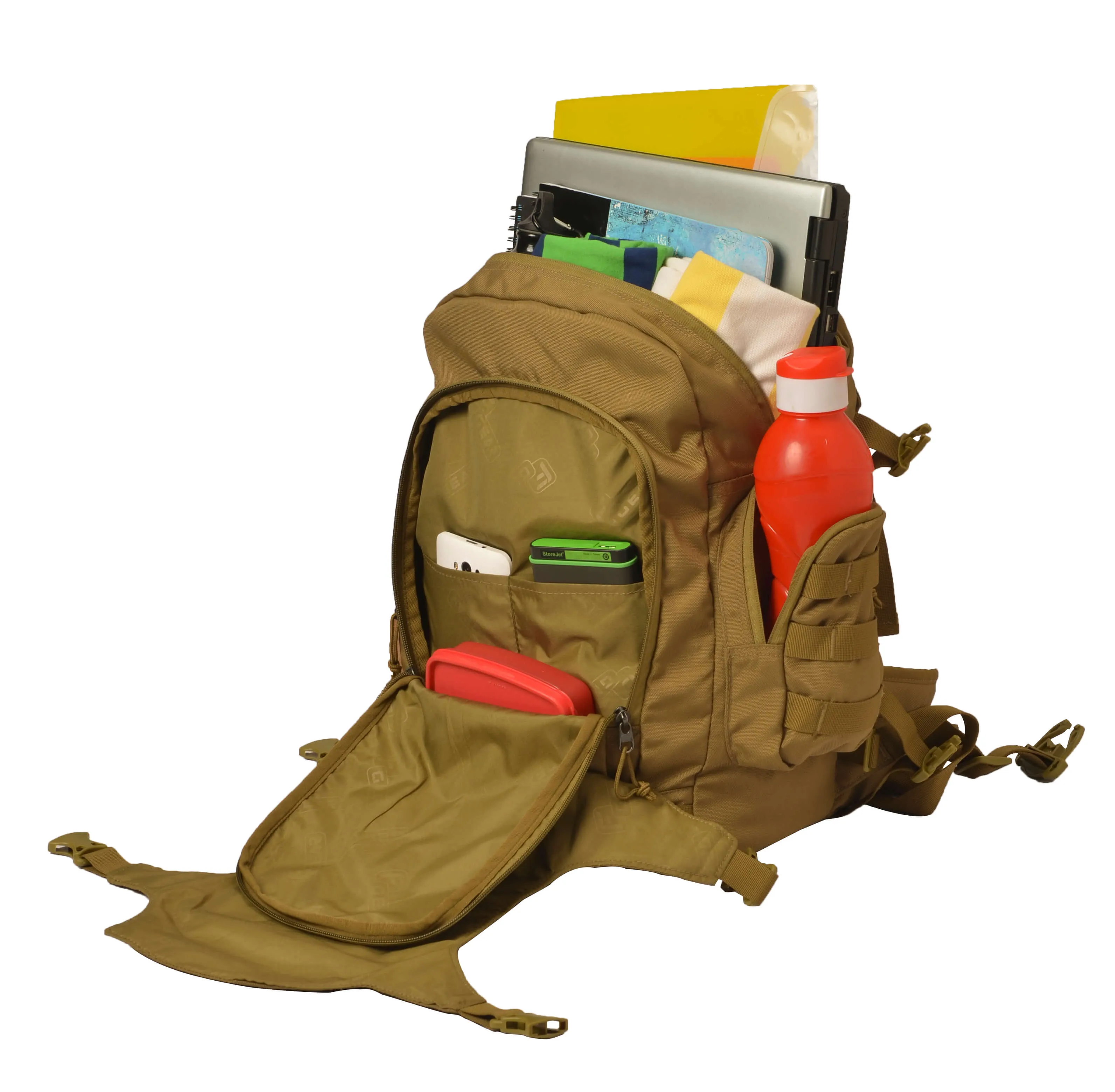 Military Ambush 32L Khaki Rucksack