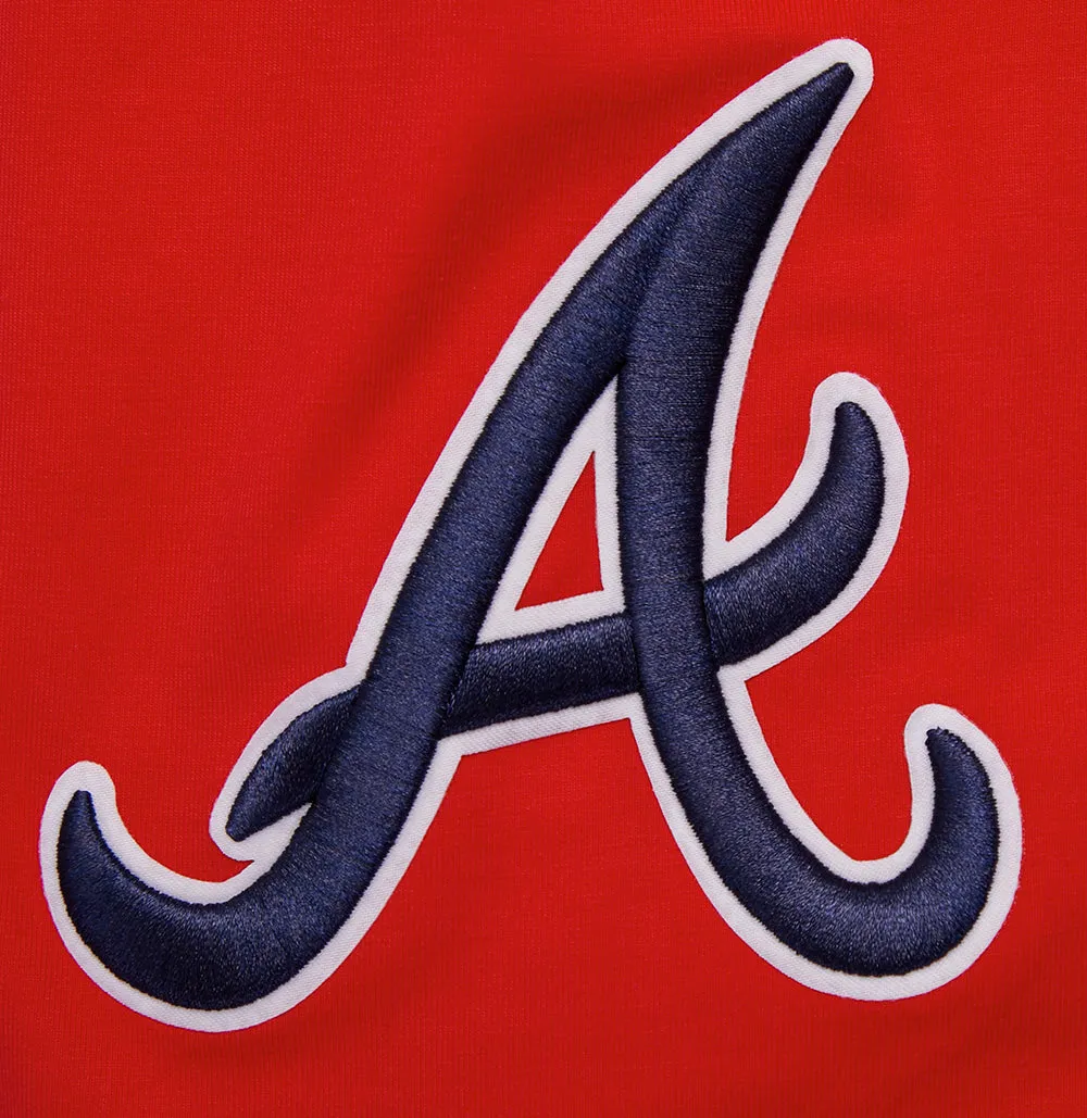 MLB ATLANTA BRAVES SCRIPT TAIL MEN'S TOPS (RED)