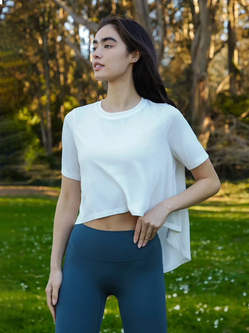 Modal Sustainable Drape Short Sleeve