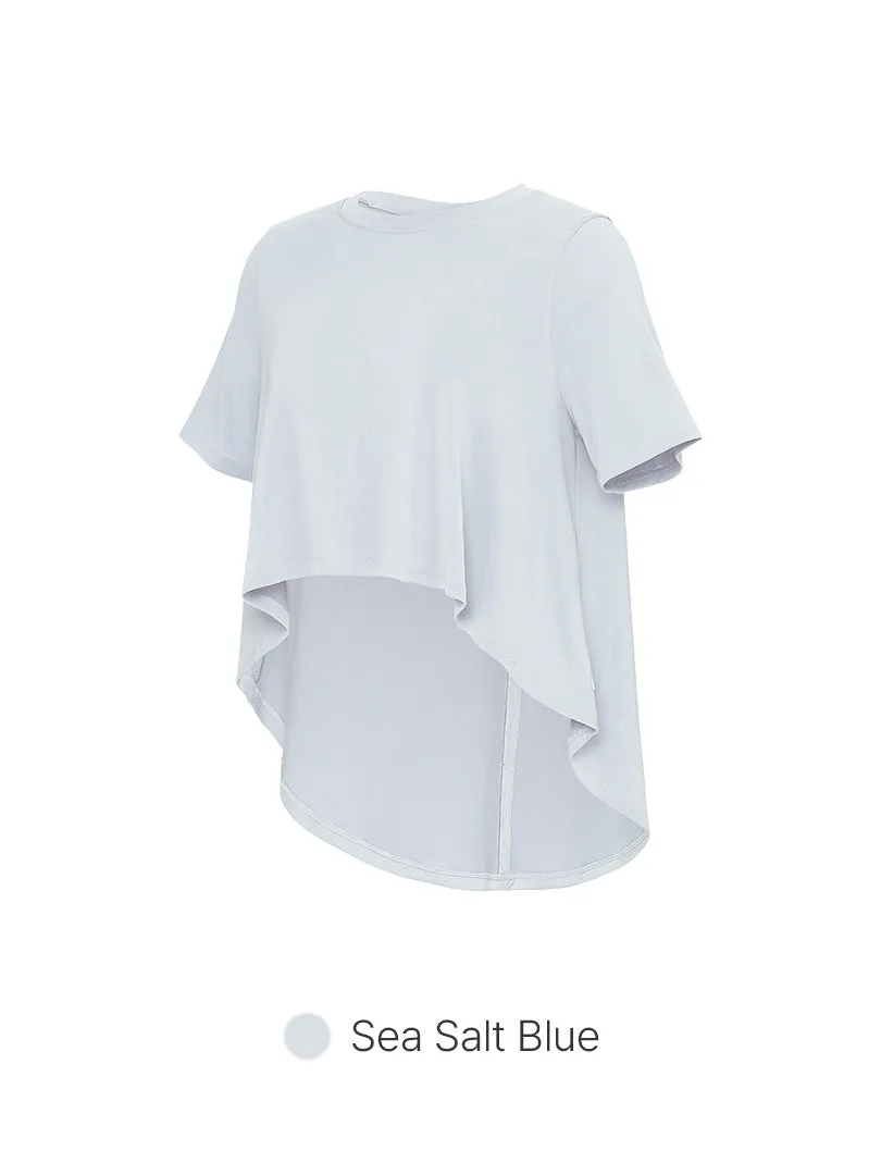 Modal Sustainable Drape Short Sleeve