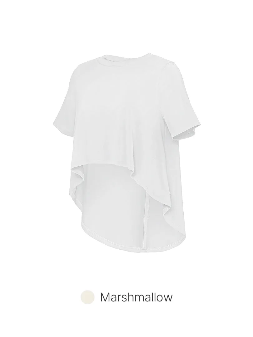 Modal Sustainable Drape Short Sleeve