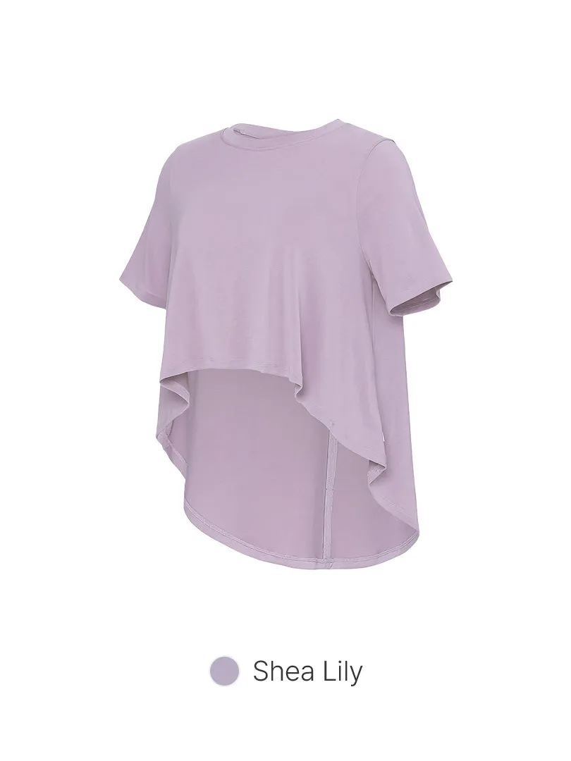 Modal Sustainable Drape Short Sleeve