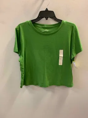 NWT UNIVERSAL THREADS Tops Size L PEA GREEN CROP TOP TOP