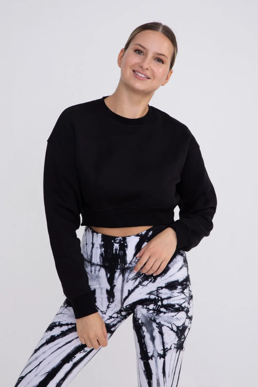 Off-Duty Cropped Sweatshirt