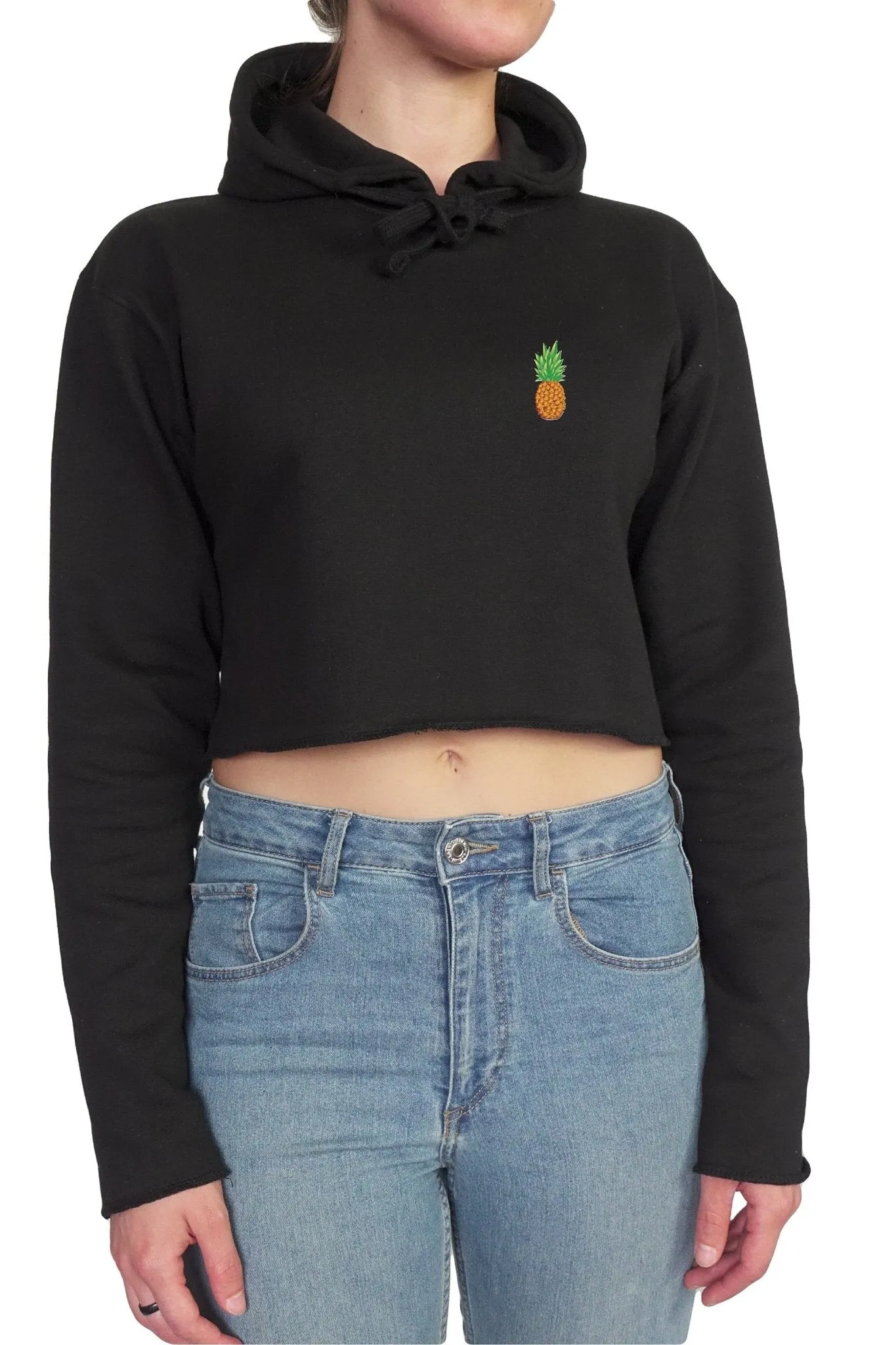 PINEAPPLE || Organic Cotton || Crop Hoodie