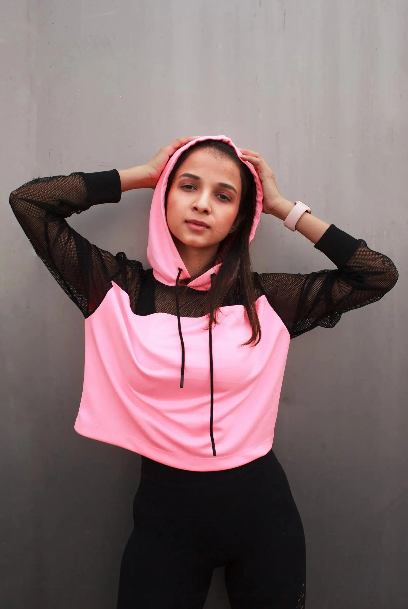 Pink & Black Hoodie