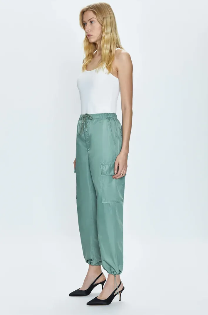 Pistola Jade Satin Cargo Pants