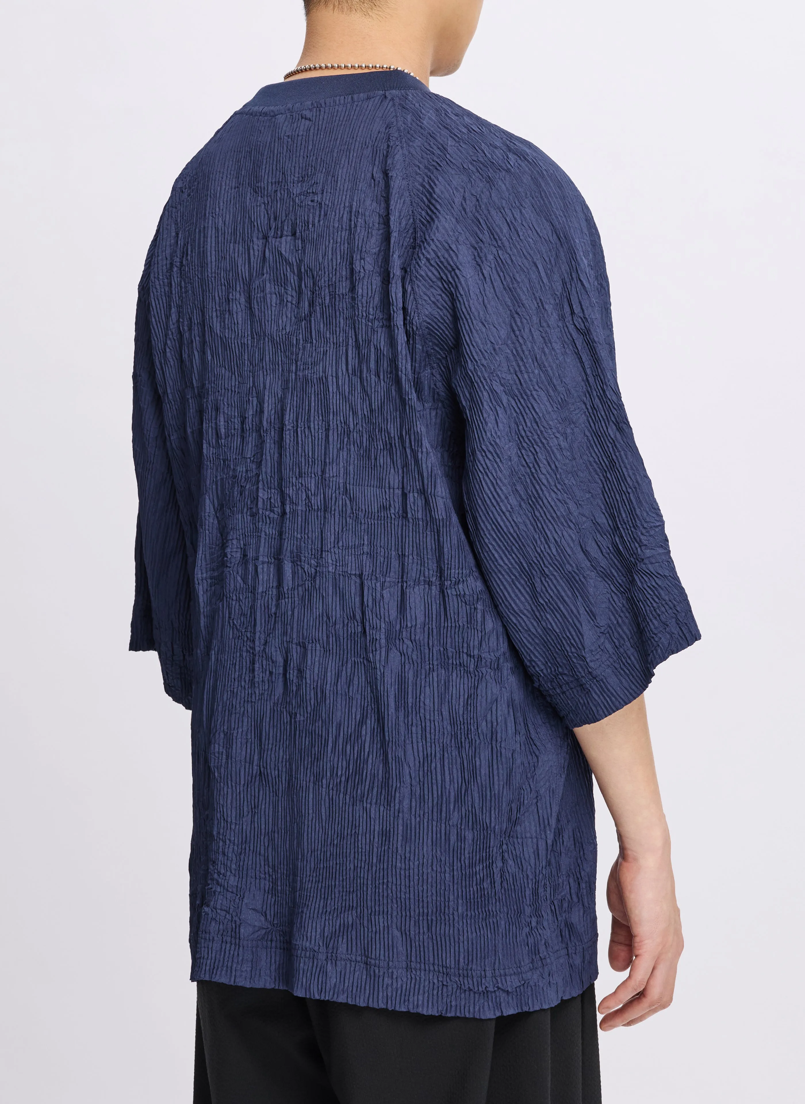 Polyester Pleated Pullover