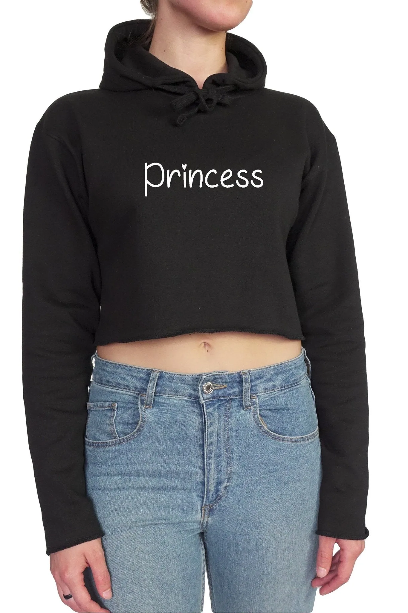 PRINCESS || Organic Cotton || Crop Hoodie