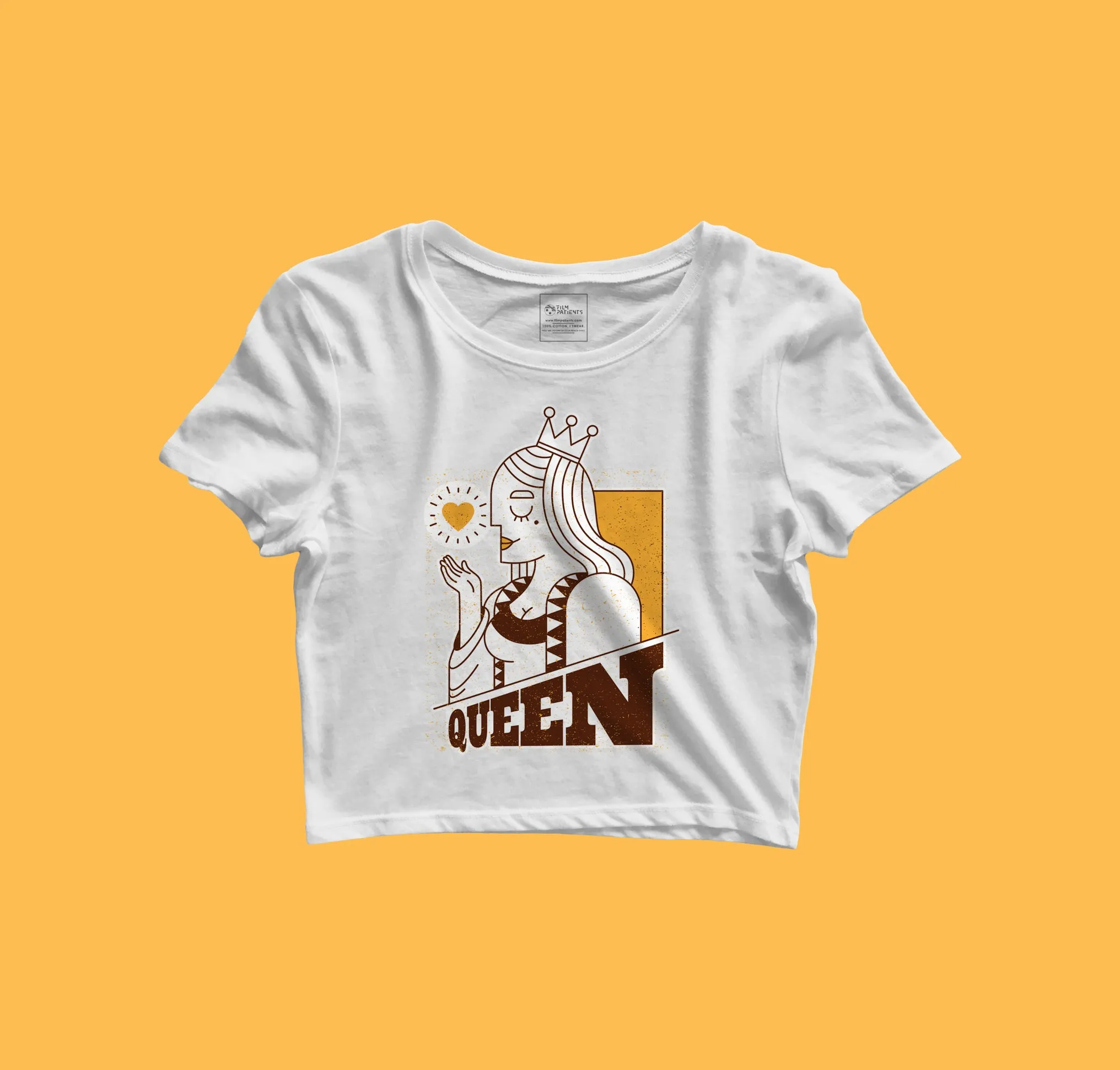 Queen Girl Power Crop Top