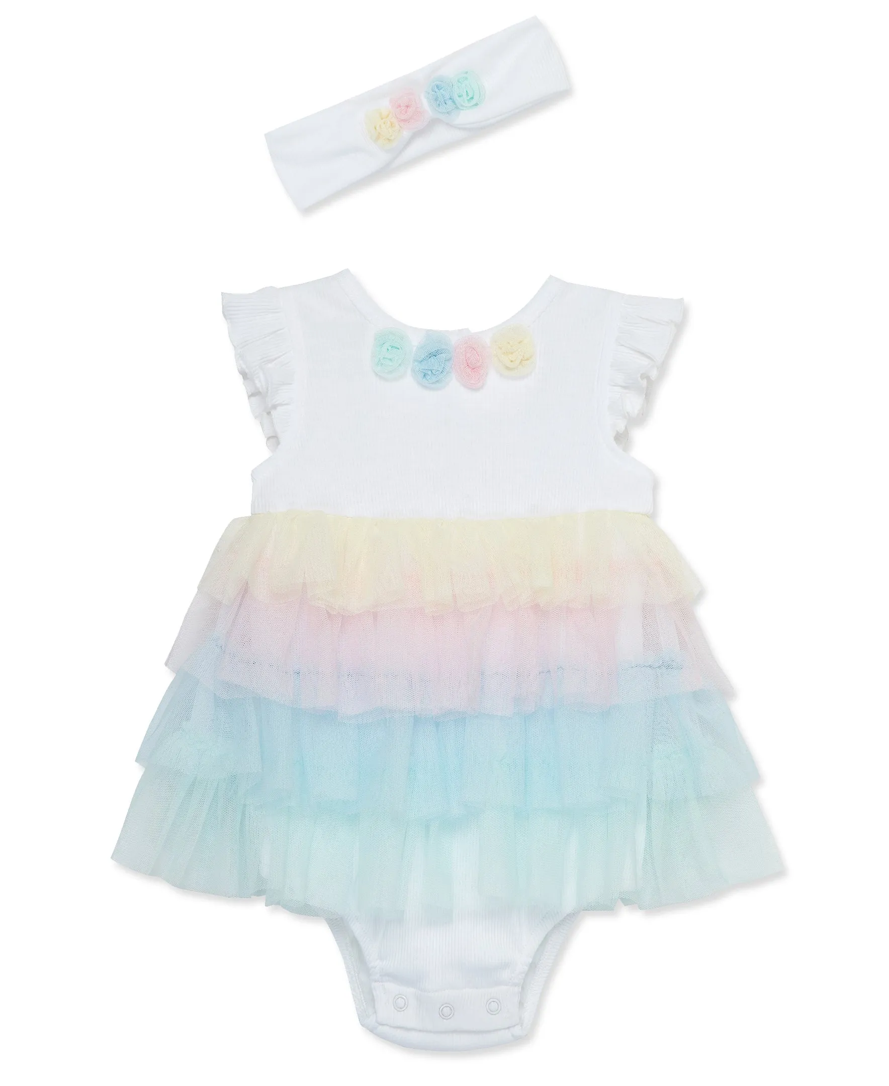 Rainbow Popover with Headband Set