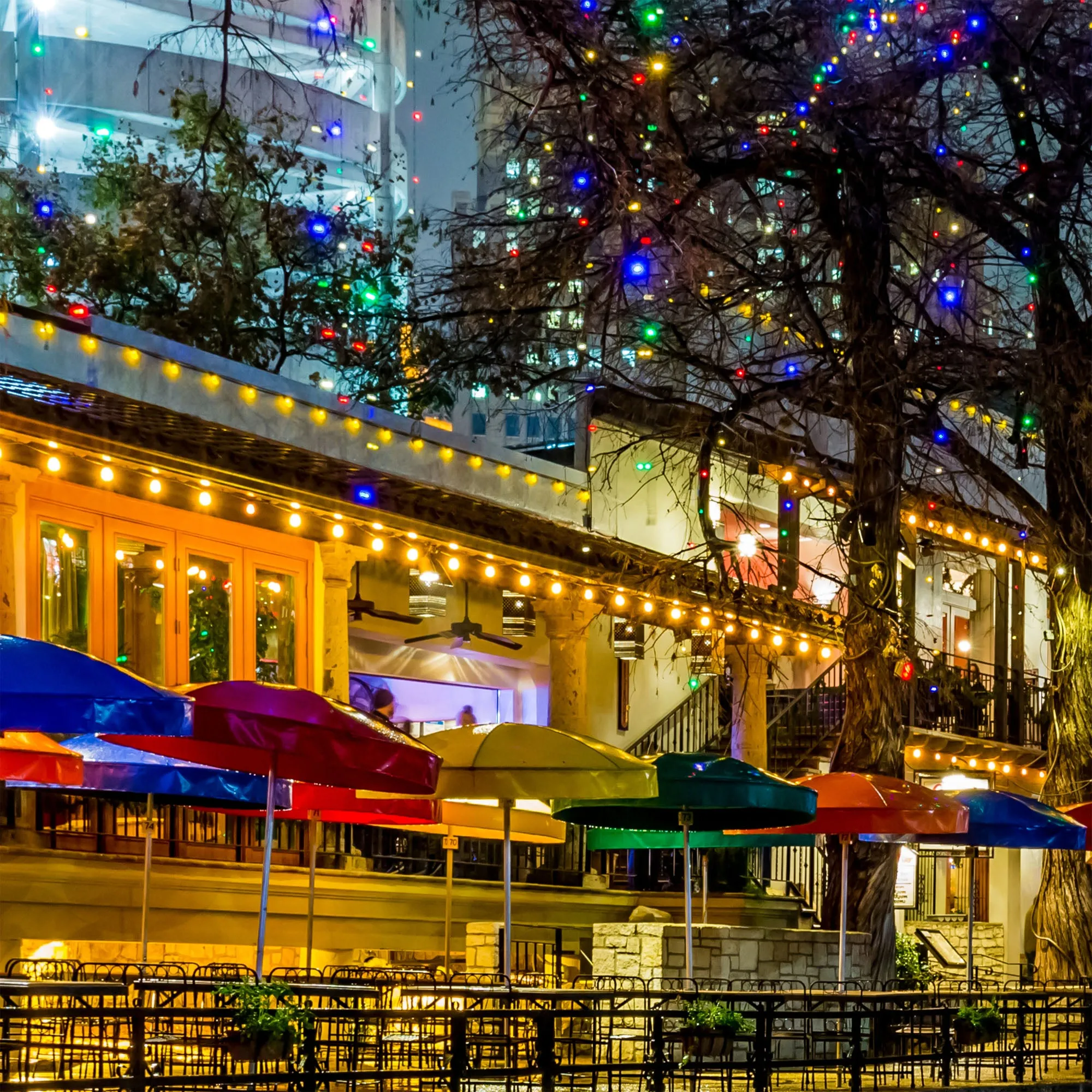 San Antonio Riverwalk on Canvas