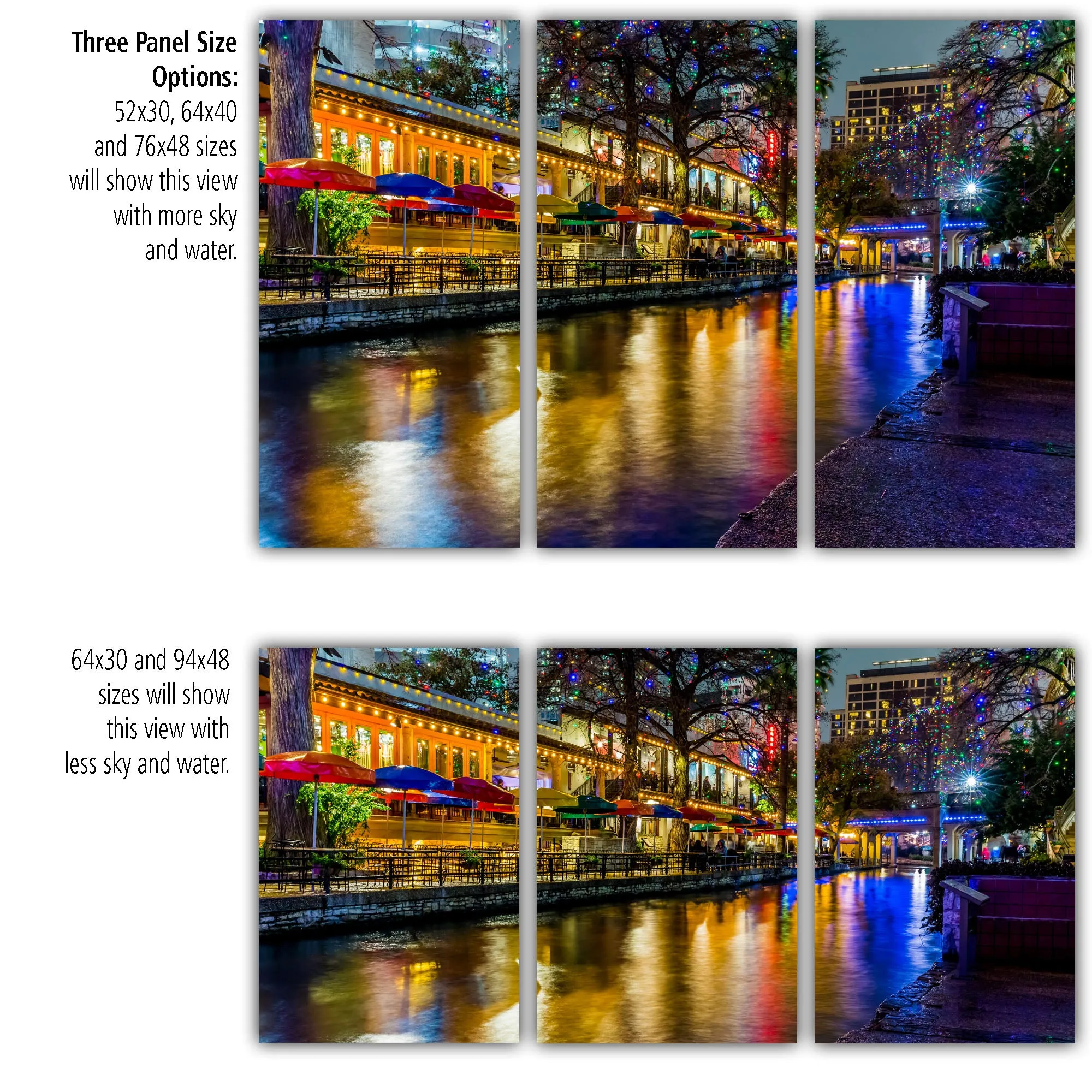 San Antonio Riverwalk on Canvas