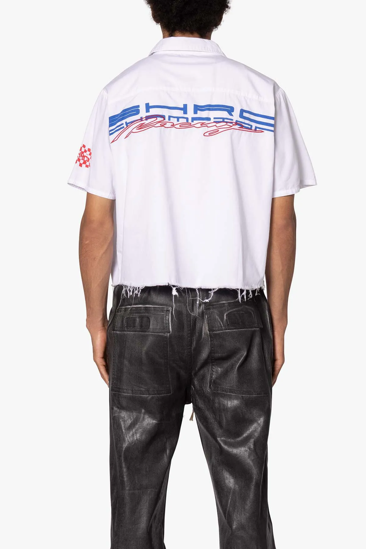 SHRC Pit Crew Cropped Shirt - White