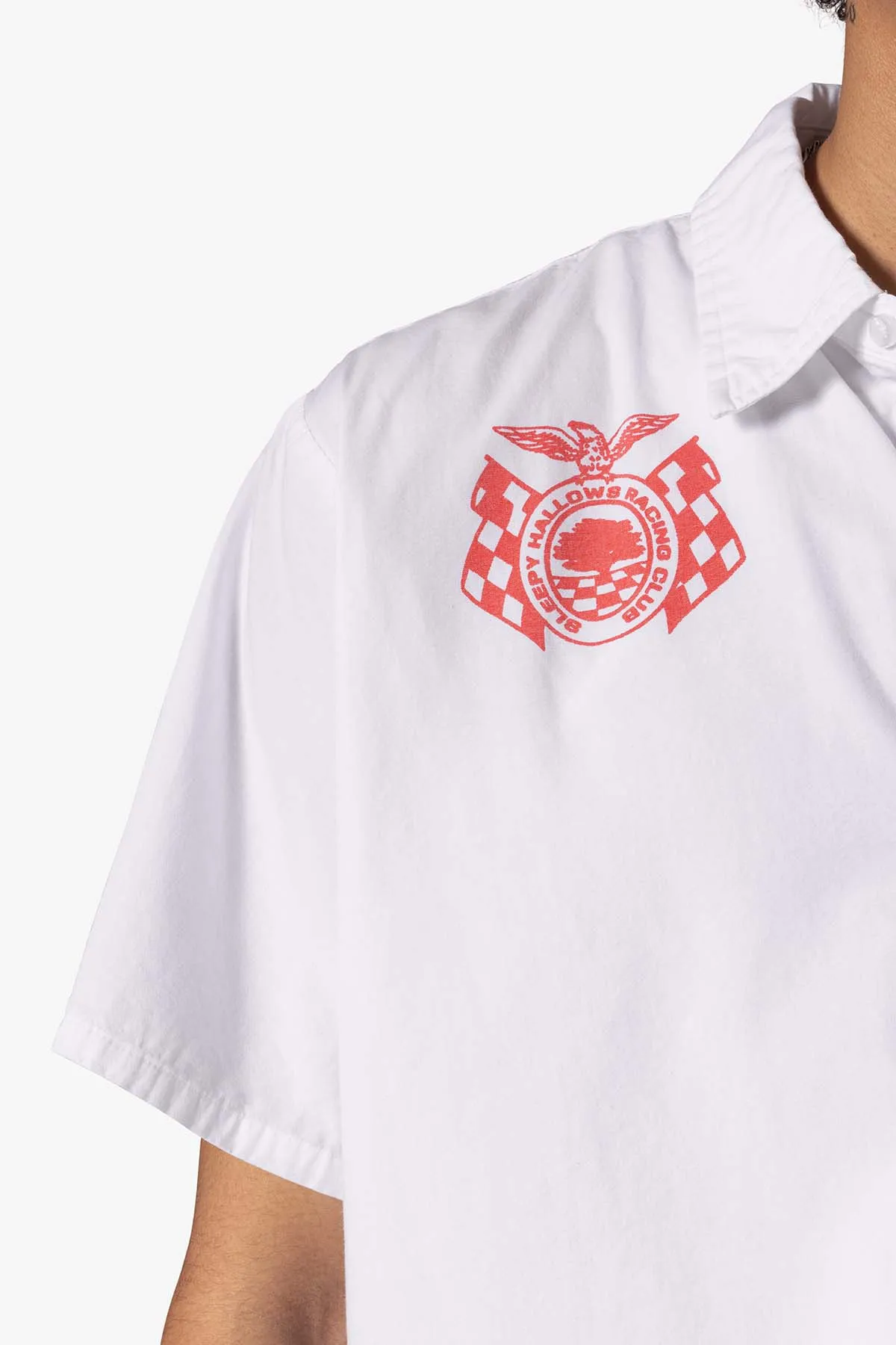 SHRC Pit Crew Cropped Shirt - White