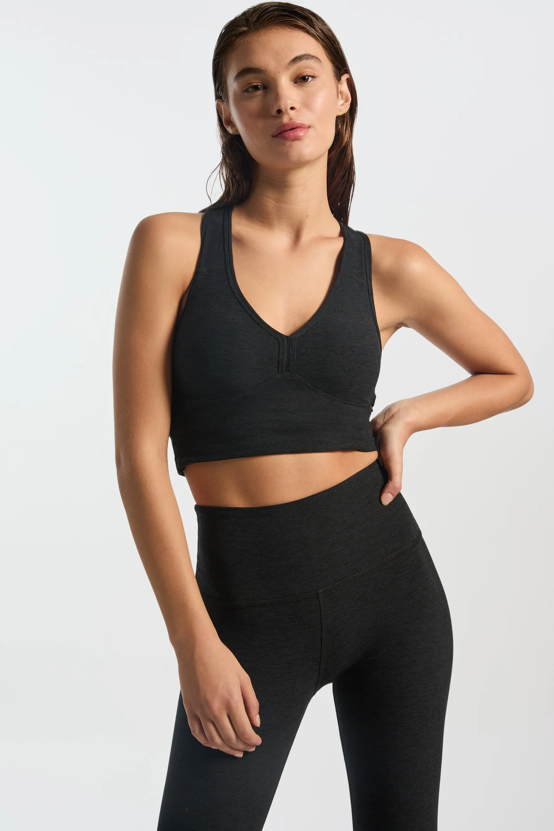 Spacedye Spirited Cropped Tank - Darkest Night