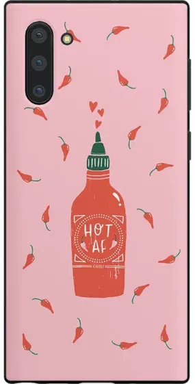 Spicy AF | Pink Chili Hot Sauce Samsung Case