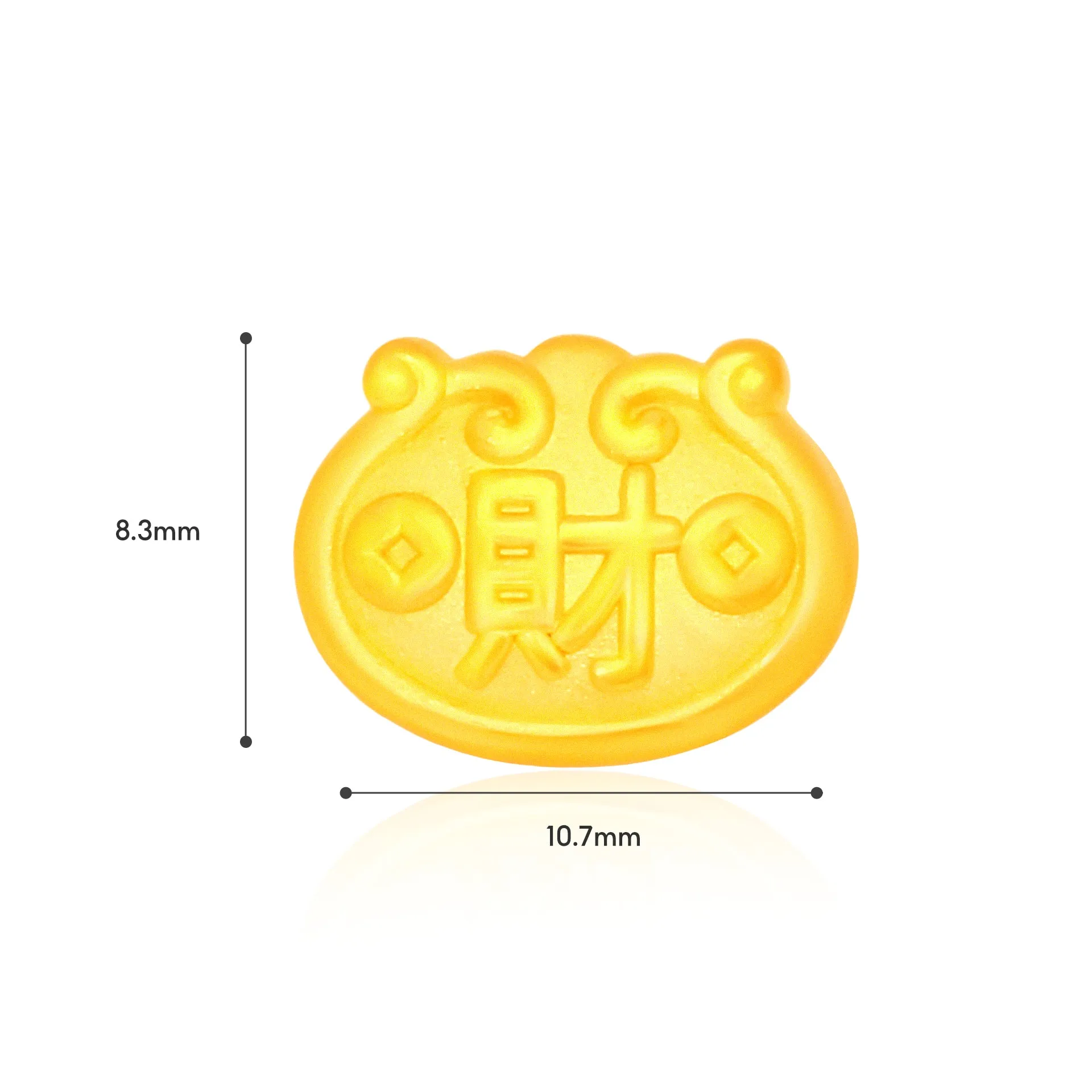 TAKA Jewellery 999 Pure Gold Charm CAI