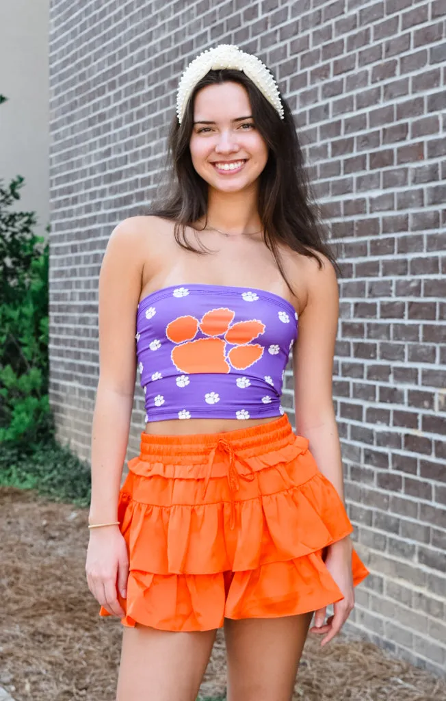 The Clemson Logo Tube Top