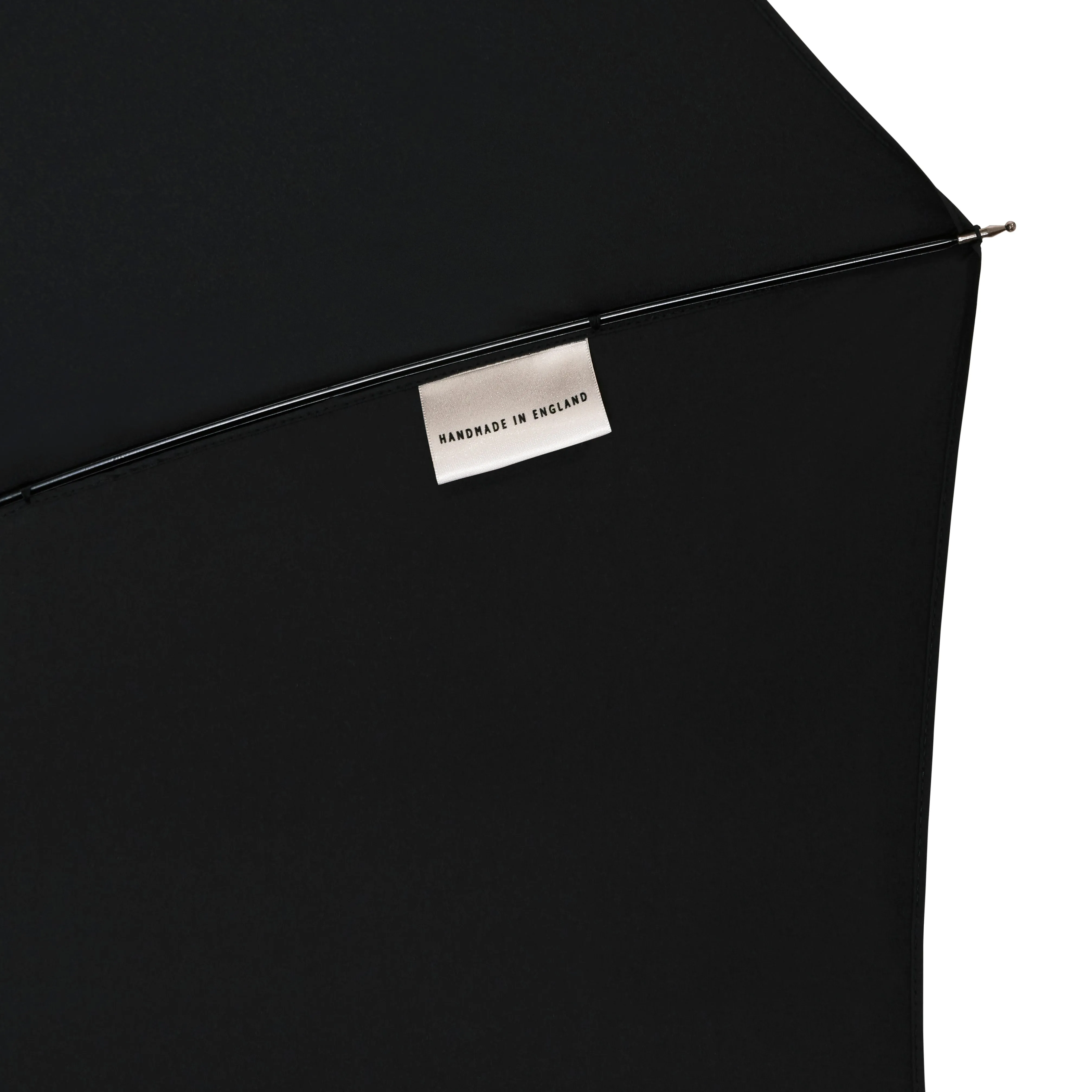 The London Umbrella - Crafted From A Single Piece Of English Chestnut - Black