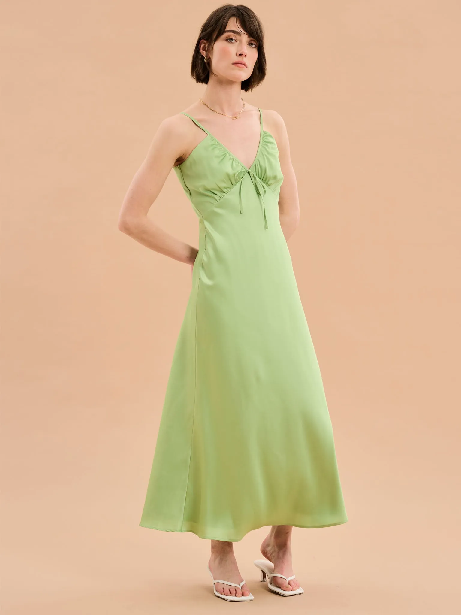 Trudy Dress in Pistachio