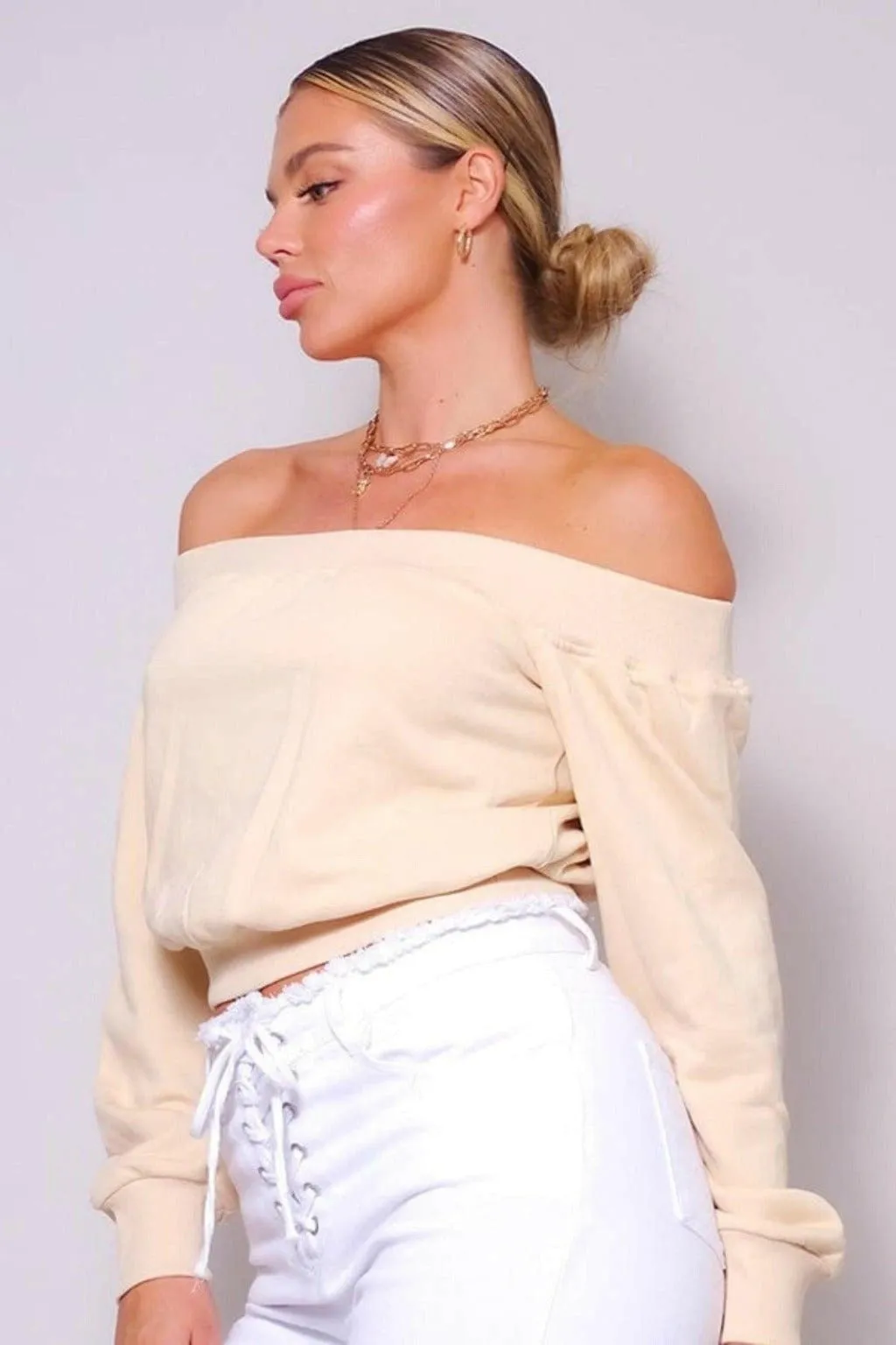 Wanderlust Vibes Off Shoulder Tops