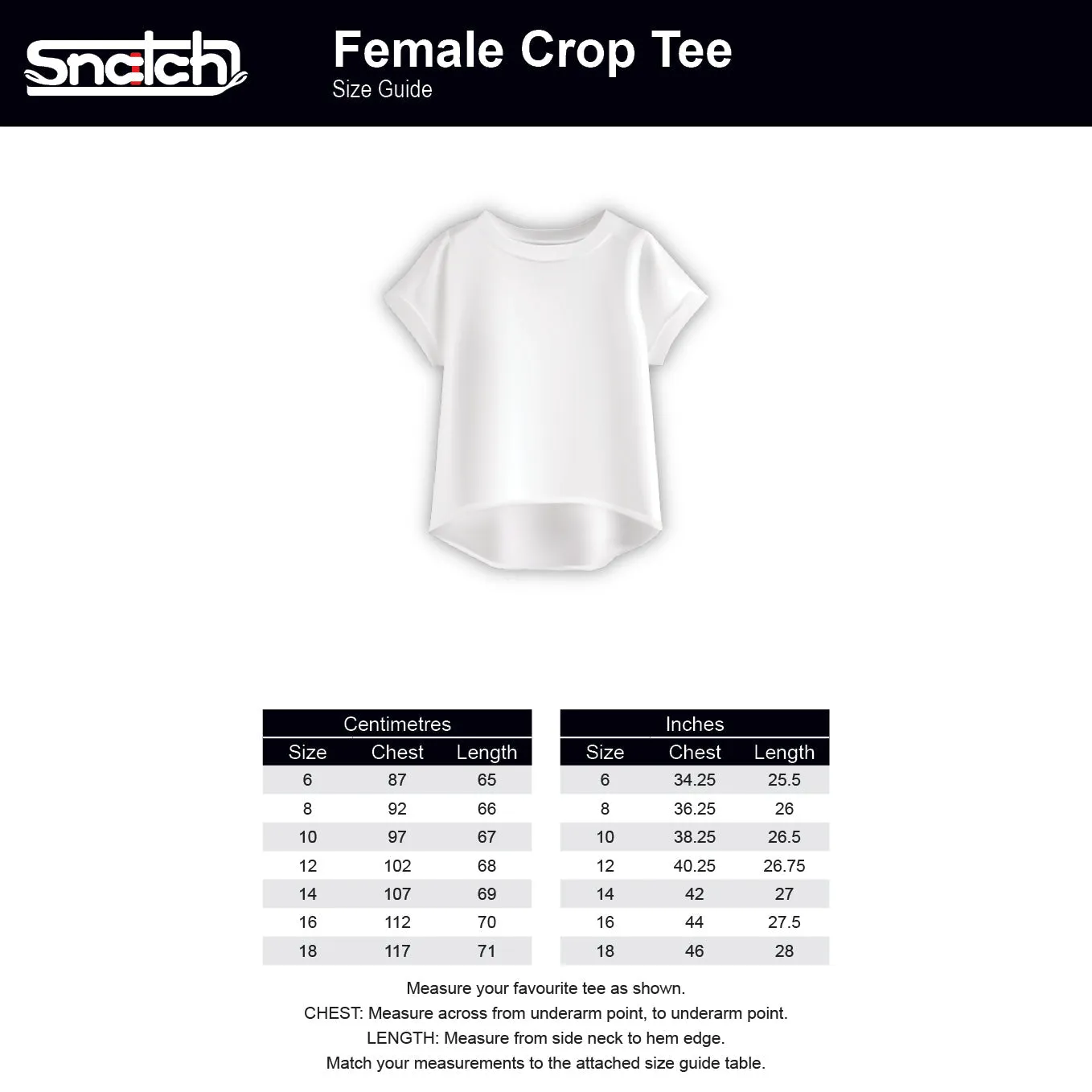 Women's Name Fill Crop Top Black - SF1403BK